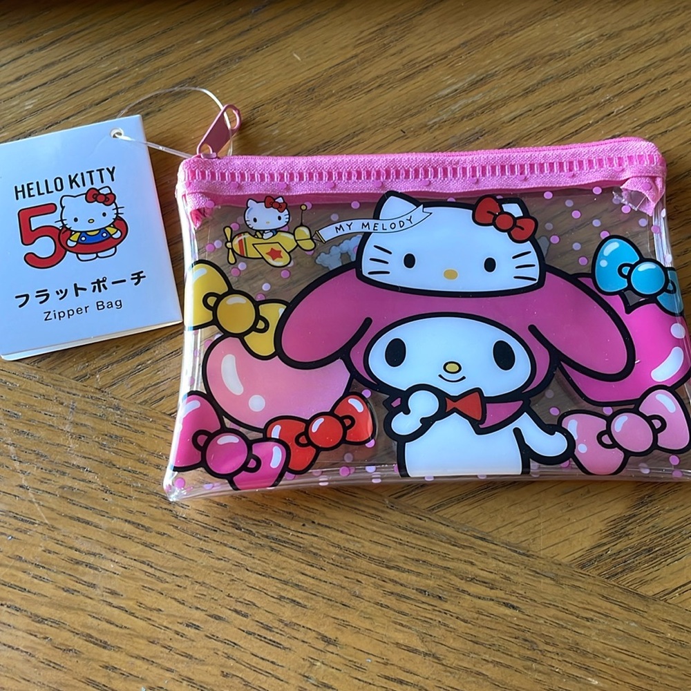 Sanrio My Melody Zipper Bag NWT